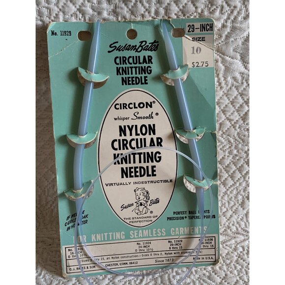 Susan Bates Circluar Knitting Needle 29 inch size 10 - New - Picture 7 of 11
